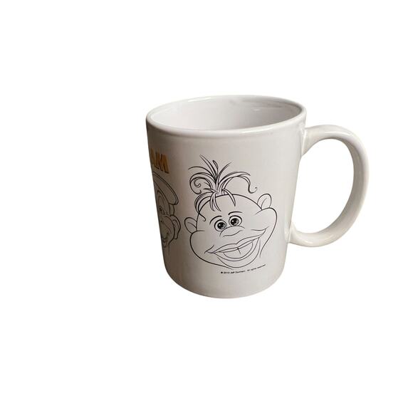 Jeff Dunham Comedy 2012 Dummies Puppets 4in White Ceramic Coffee Mug - Picture 3 of 6